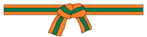 Orange-Grün-Gurt